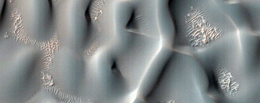 Dunes on Crater Floor
