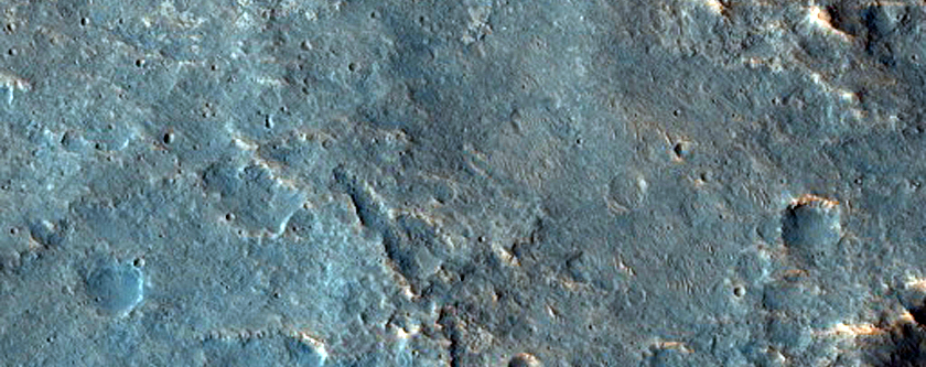 Channel Incising Crater Wall
