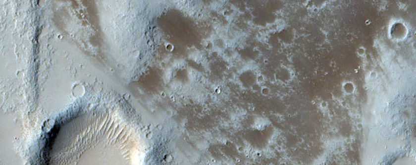 Channelized Flow in Arimanes Rupes Region East of Mangala Valles
