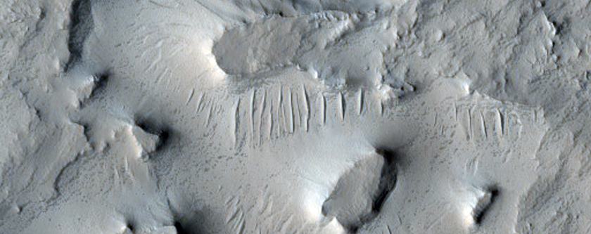 Terrain Near Flammarion Crater

