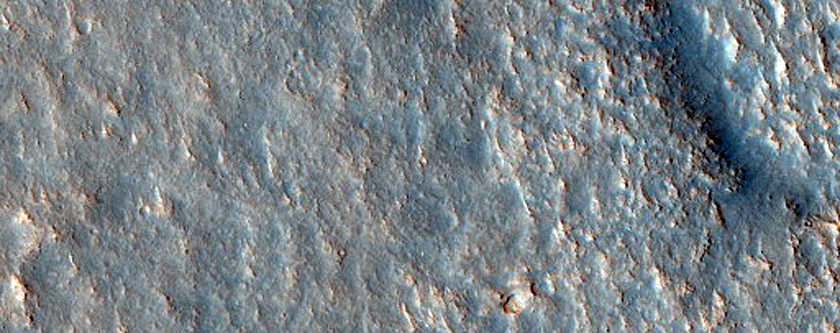 Lava Flows West of Elysium Region Rise

