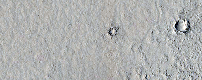 Dark Spot in CTX Image