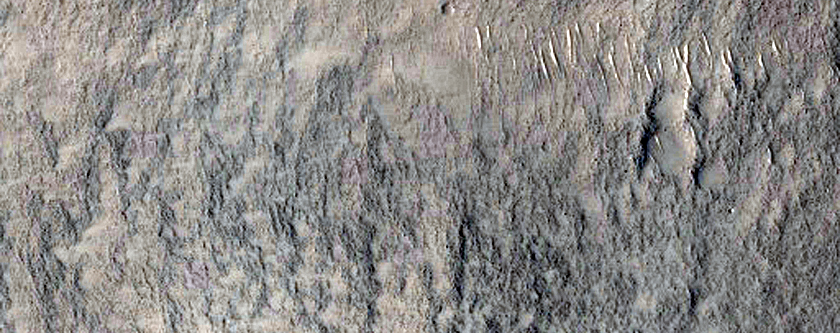 Mesas in Utopia Planitia
