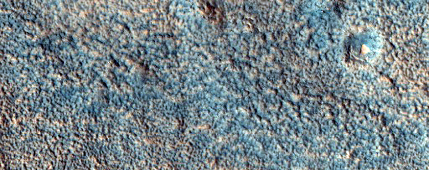 Ridge in Utopia Planitia
