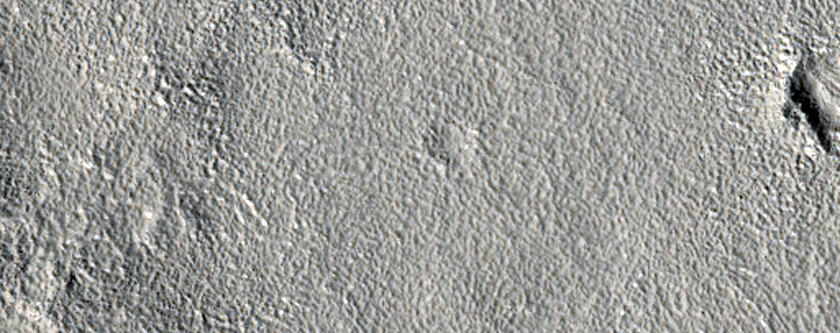 Ridge and Mesa in Utopia Planitia