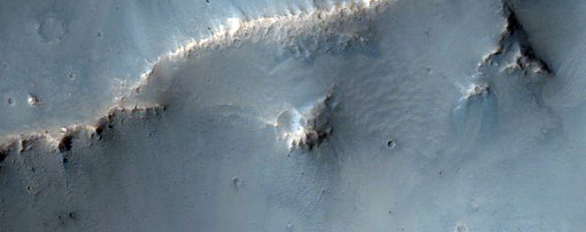 Rim of Lucaya Crater
