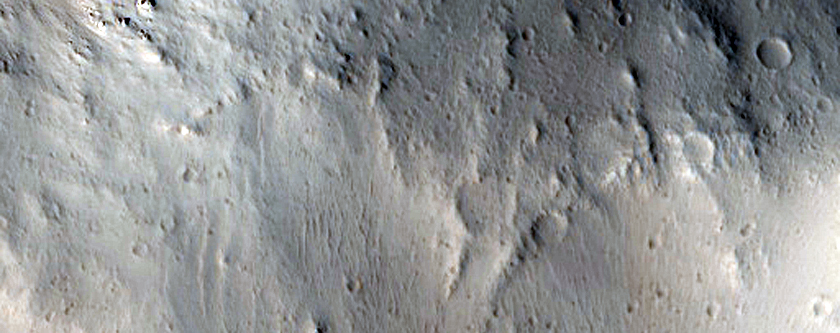 Valley Cut across Northern Lycus Sulci
