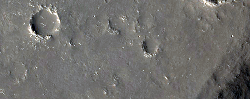 Layered Mesa in Utopia Planitia
