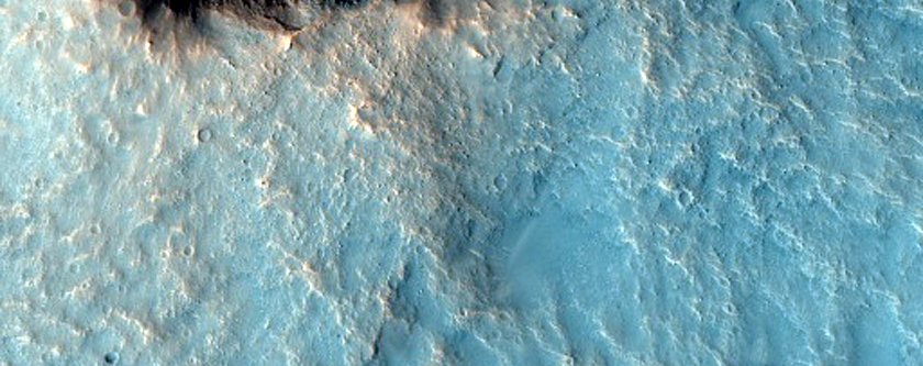 Fresh 1-Kilometer Impact Crater
