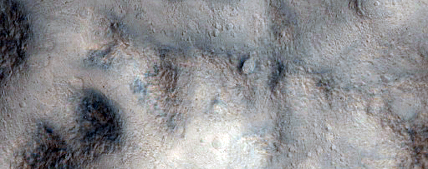 Possible Phyllosilicate Deposit in Libya Montes
