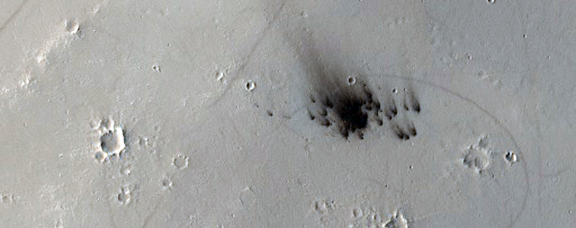 Candidate Recent Impact Site
