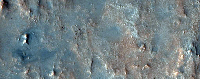 Light Toned Exposure in Syrtis Major Planum
