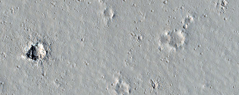 Candidate Recent Impact Site

