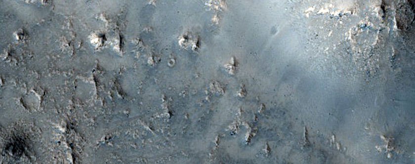 Mesas Near Northwest Flank of Hecates Tholus
