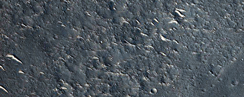 Ejecta of Rayed Crater West of Granicus Valles
