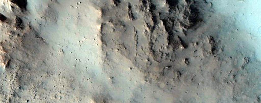 Impact Crater in Acidalia Planitia
