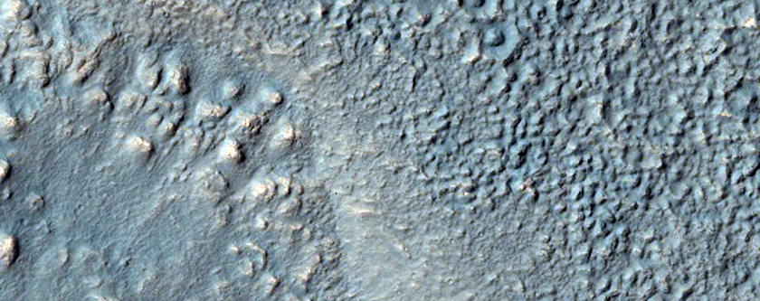 Landforms Near Coracis Fossae
