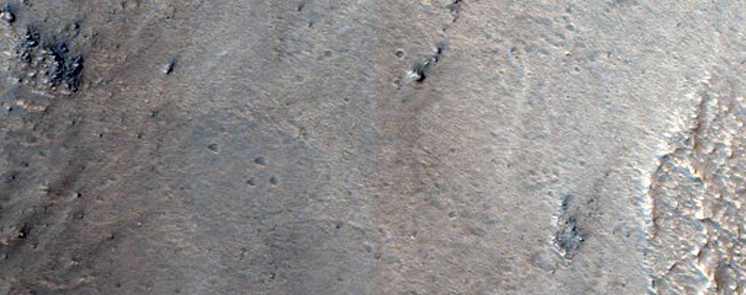 Mound in Hellas Planitia
