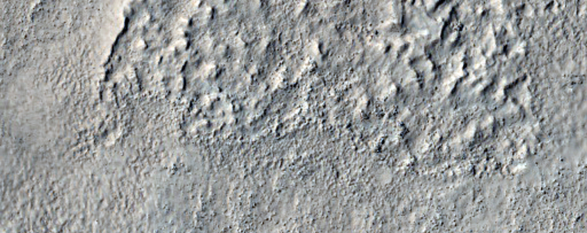 Lava-Flooded Ejecta
