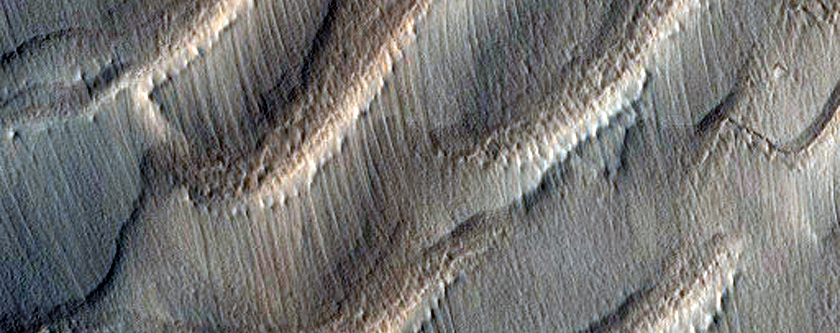 Dunes on Slope in CTX Image