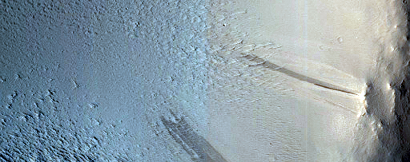 Landforms in Arabia Terra
