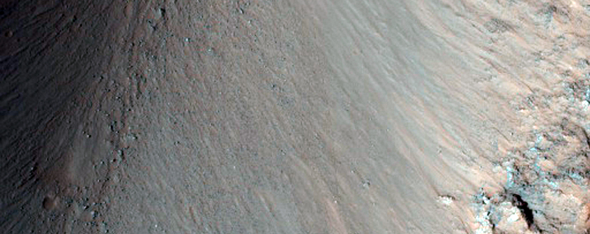 Steep Slopes in Juventae Chasma
