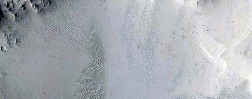 Layers in Crater in Eastern Arabia Terra
