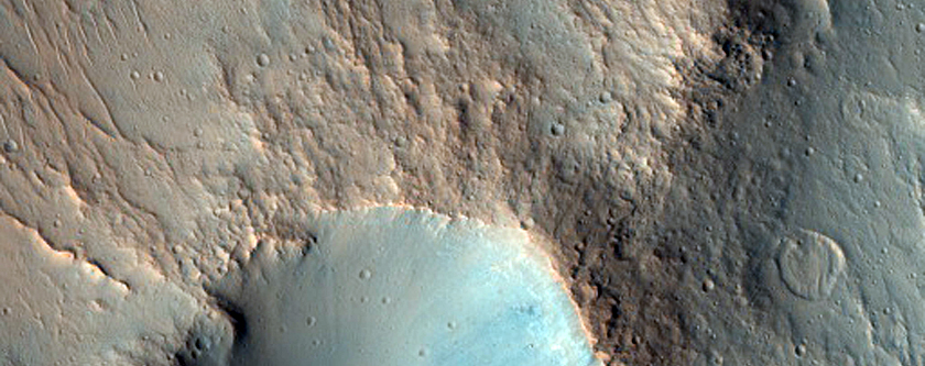 Central Structure of Sogel Crater

