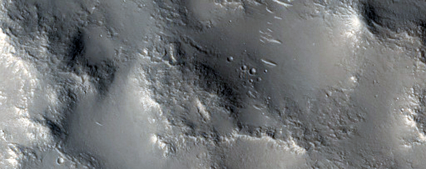 Layered Mesa in Utopia Planitia
