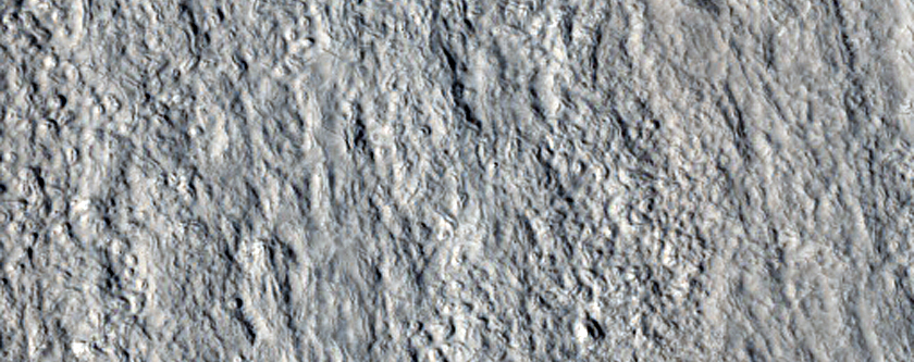 Outer Ejecta Layer of Fresh Impact Crater
