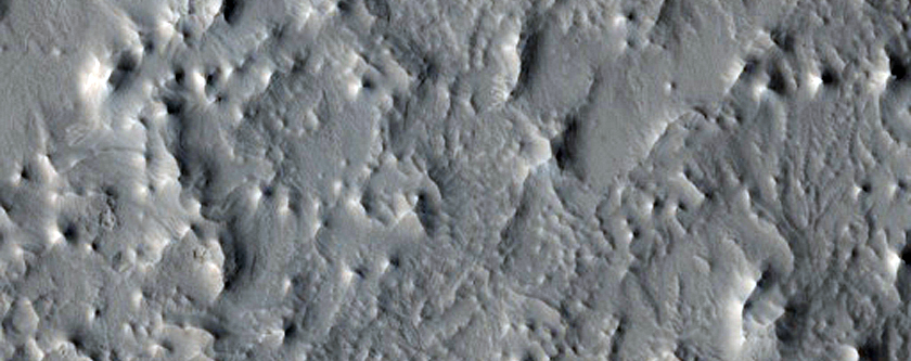 West Arabia Terra Crater
