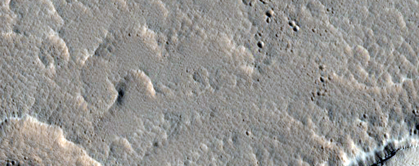 Sinuous Channels on Elysium Mons
