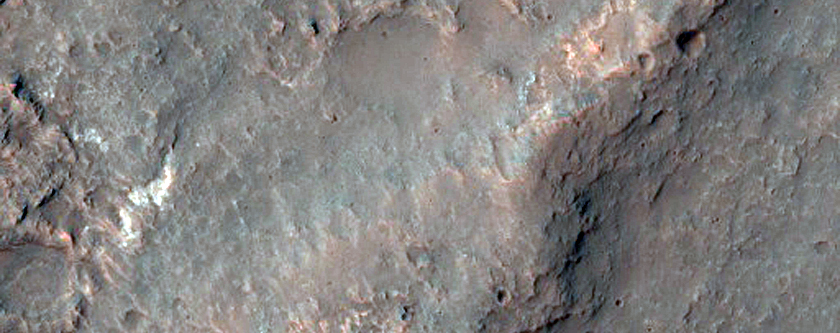 Light-Toned Semi-Sinuous Ridges in CTX Image