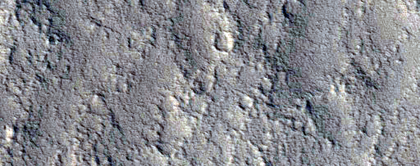 Lava Flow Near Stygis Fossae
