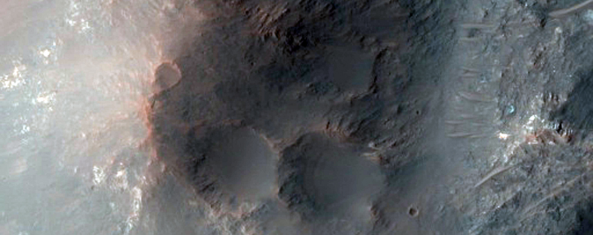 Central Uplift of Large Impact Crater
