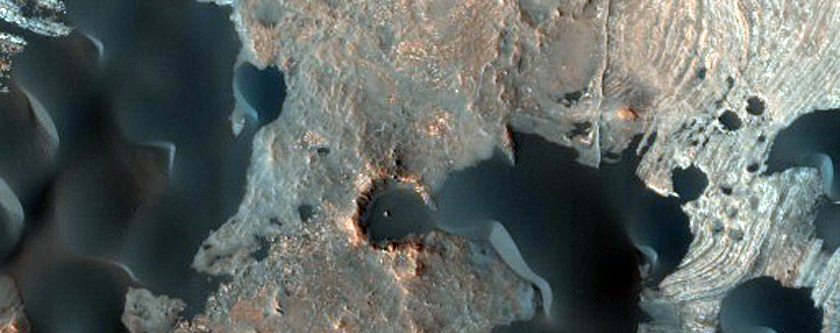 Monitoring Sand Movement in North Becquerel Crater
