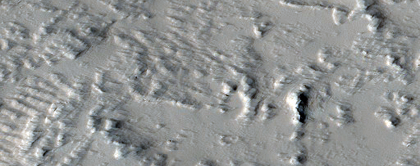 Lava Near Tharsis Tholus
