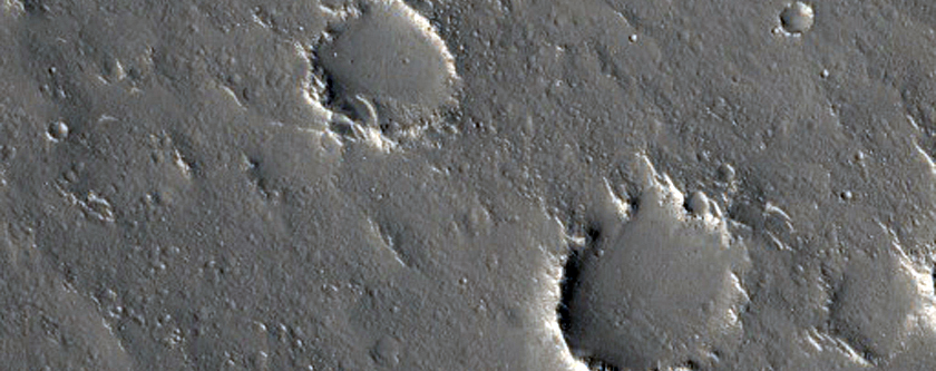 Ridges in Utopia Planitia
