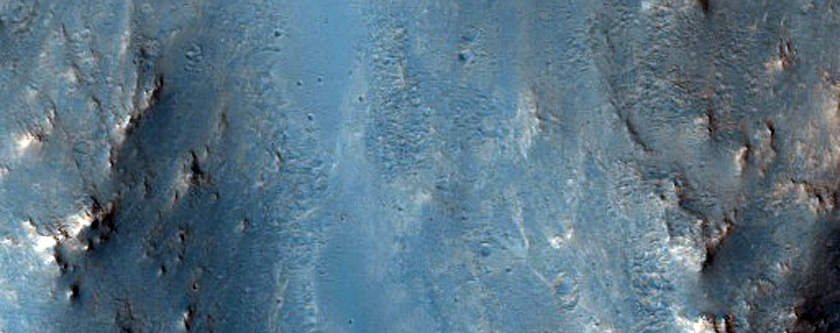 Central Uplift in Libya Montes Region
