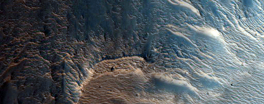 Boundary of Ophir and Candor Chasmata
