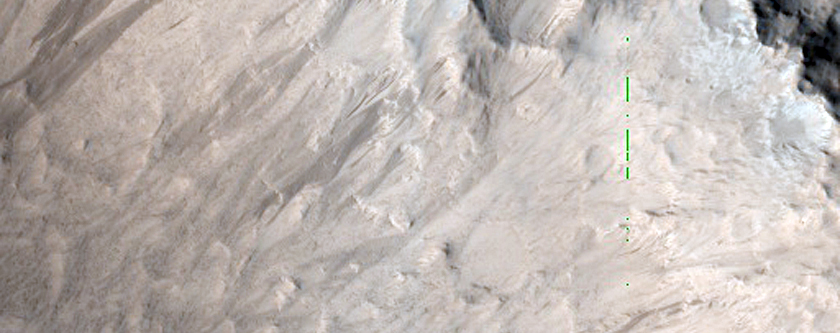 Blocks in Olympus Mons Aureole
