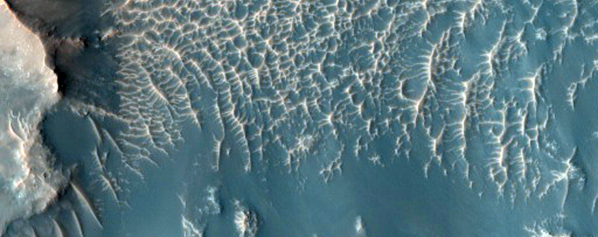 Central Structure of 55-Kilometer Impact Crater

