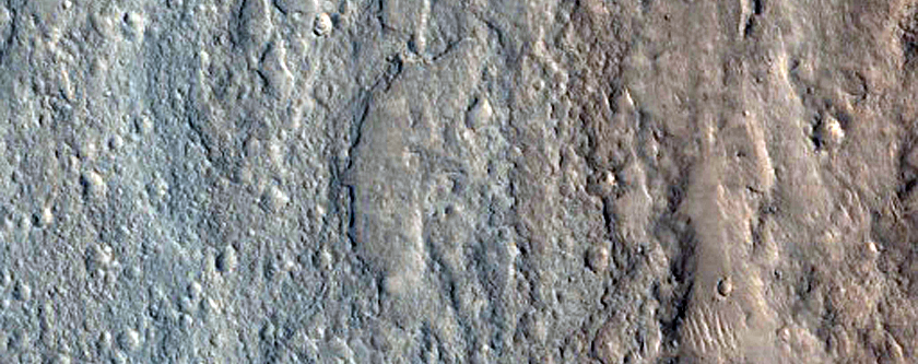 Finely Stratified Units in Northeast of Gale Crater with Possible Clays
