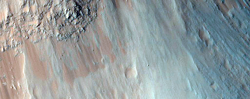 Slumps in Eos Chasma
