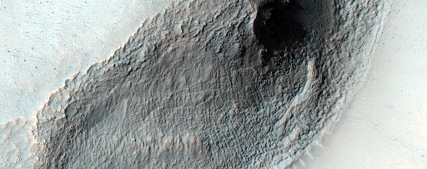 Channel Connecting Two Craters in Terra Sirenum
