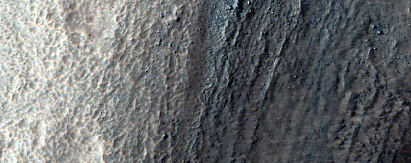Layers in Mesa Wall in Centauri Montes Region
