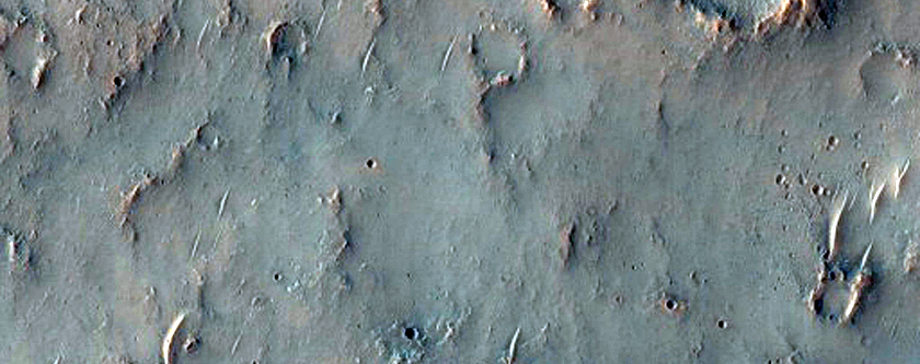 Ridge in Terra Sabaea
