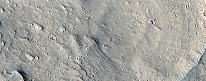 Lava Features in Eastern Amazonis Planitia
