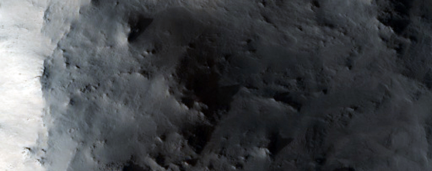 Crater in Nili Fossae
