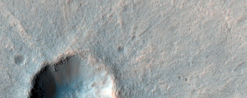 Recent Impact Crater
